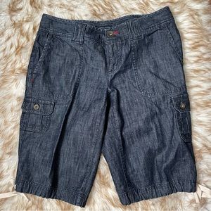 Tommy Hilfiger denim cargo Bermuda shorts
